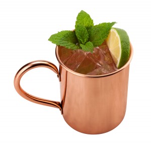 Moscow Mule In A Copper Mug